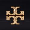 Tory Burch Eleanor Signature Double T Logo Solid Color Leather Small Square Shoulder Crossbody Bag Women bags Black 89644-001