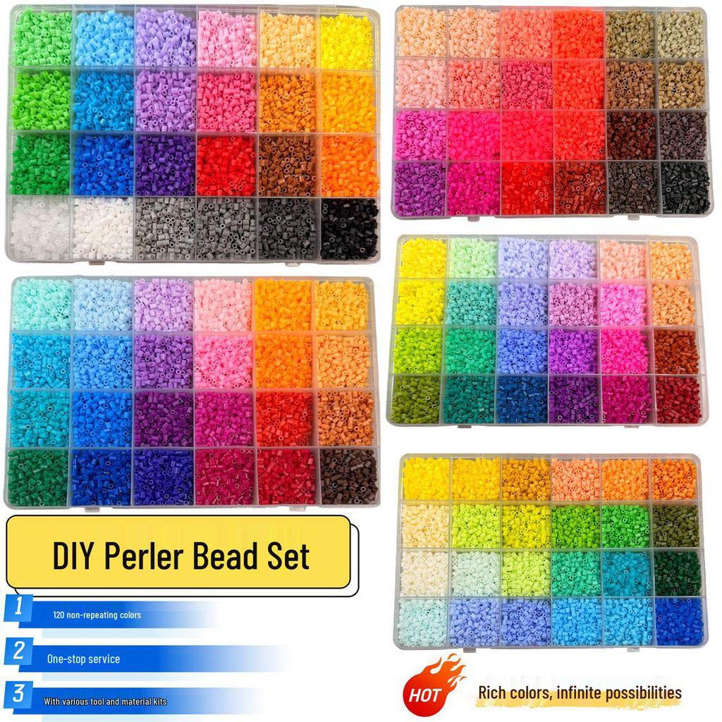 High-Quality 2.6mm Multi-color Perler Beads DIY Educational Puzzle Set