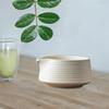 Ceramic Matcha Bowl Handmade Ceremony Portable Gift Tea Starter with Spout Cup