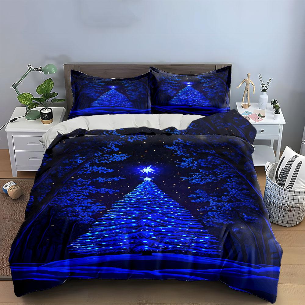 Radiant midnight forest glow Bedding sets Duvet cover sets Duvet covers Pillowcases(1*Duvet Cover 2*Pillowcases without duvet insert)