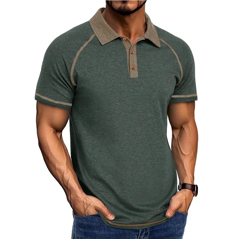 Summer Men's Polo Shirt Fashion Casual Short Sleeve Polos for Men