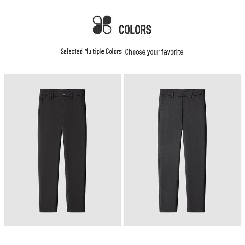 MONTAGUT Herren Gestreifte Gerade Geschnittene Freizeithose