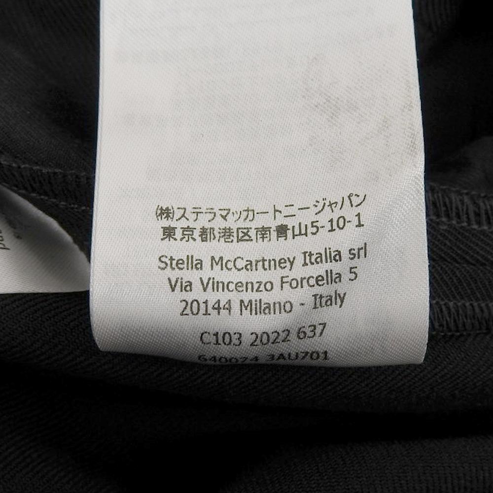 STELLA McCARTNEY Beautiful STELLA McCARTNEY Twill Tailoring Pants Bottoms Women's Black Size 42 22 Bottoms 42 blackUsed