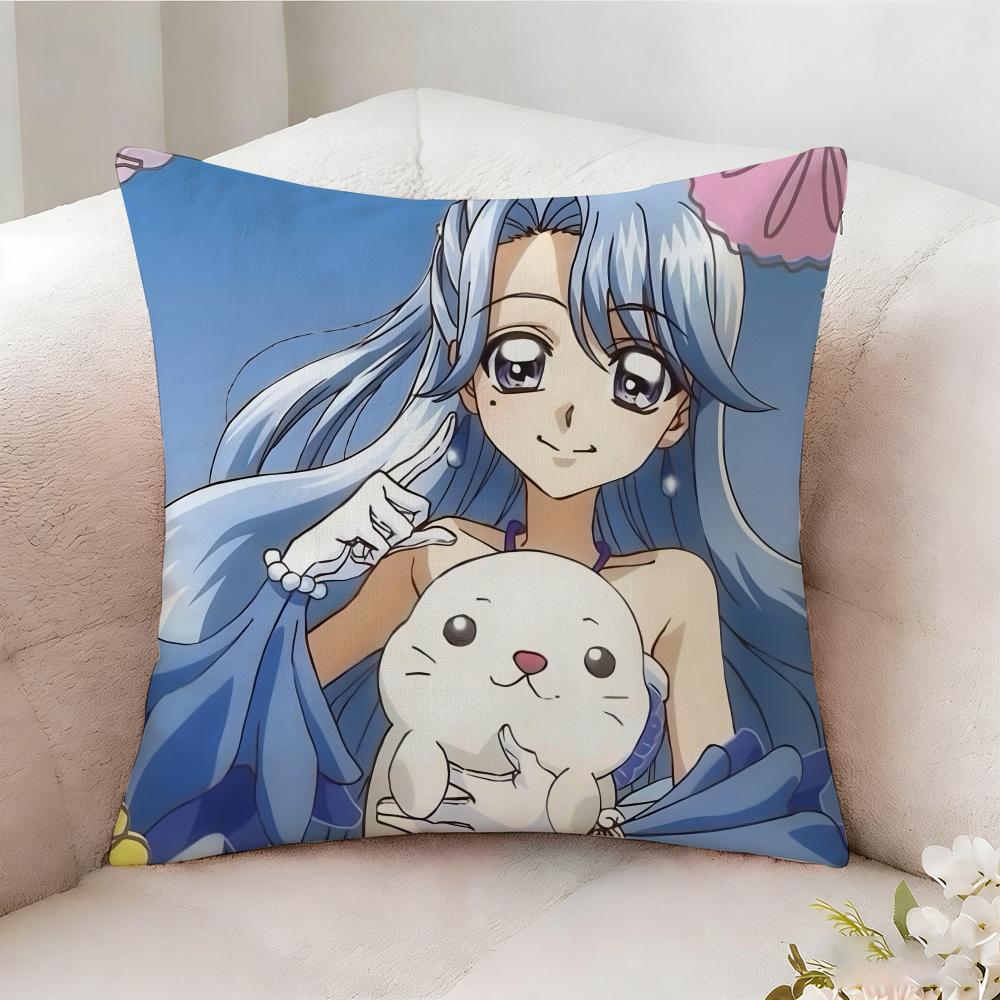 Mermaid Melody Ppichi Pichi Pitch Pillow Case Pillowcase Doublesided Printed Sofa Cushion Bedroom Headboard Pillow