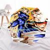 1pc Dragon Ball Z Vegeta & Goku Outdoor Umbrella - Automatic Opening/Closing - Portable 3-Fold Design - 8 Bone Iron Frame - Ideal Gift for Fans, Trave