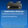 Front Left/Right Exterior Outer Door Handle Black for Hyundai Excel 1990 1991 1992 1993 1994 82650-24010 82660-24010