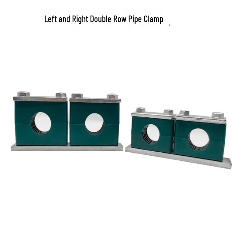 Heavy-Duty Plastic Double Hydraulic Pipe Clamp
