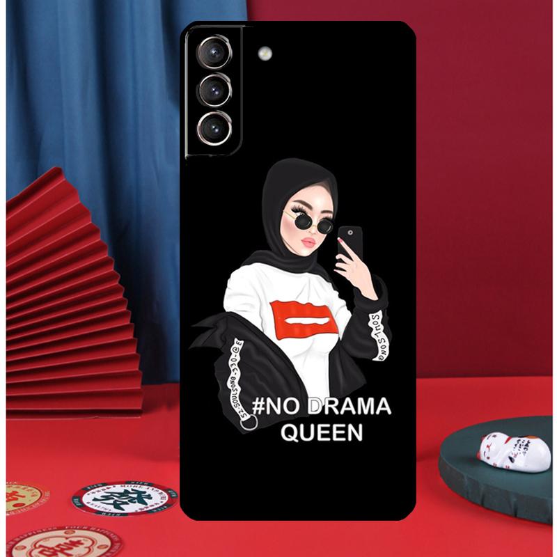 Islamic Muslim Hijabi Girls Phone Case For Samsung Galaxy S24 Ultra S9 S10 S20 S21 S22 Plus S23 FE S25 Ultra Back Cover