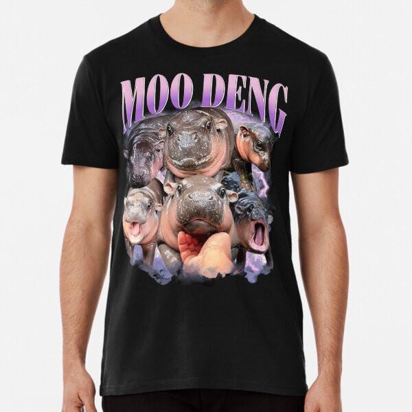 

Funny Moo-Deng Baby Pygmy Hippo Cute Zoo ForT-Shirt S-5XL Best T-Shirt S