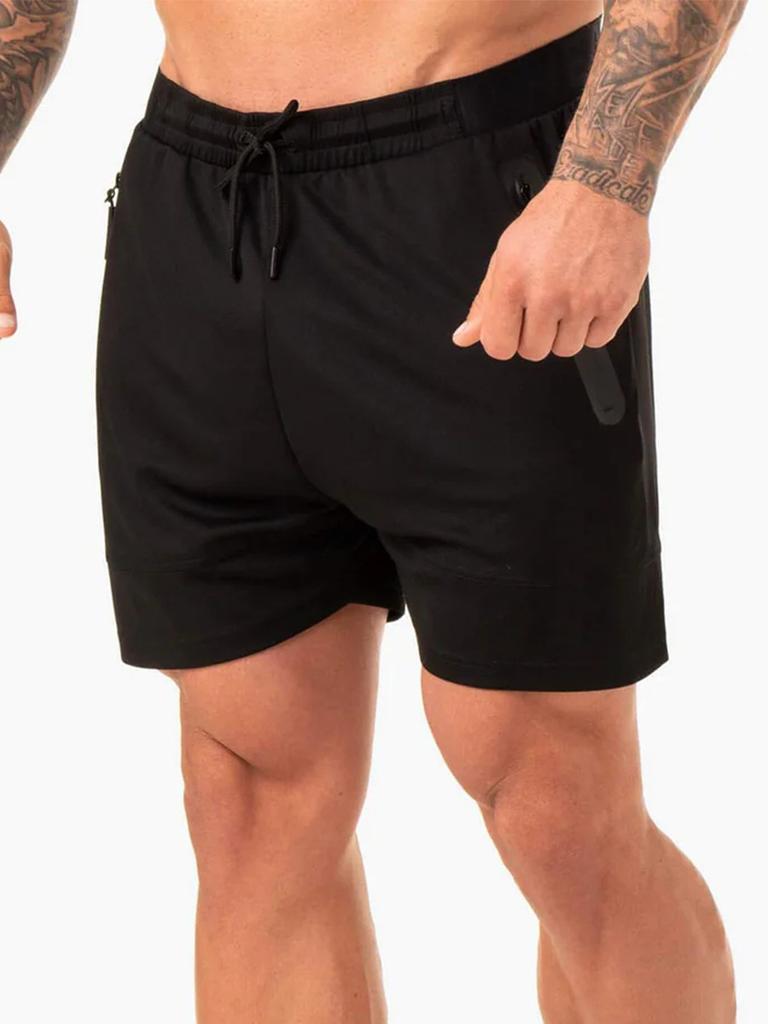 Men's Summer Muscle Sports Leisure Shorts Fitness Running Quick-Dry Breathable Shorts Loose Size Summer Shorts With Pockets