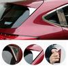2pcs Chrome Rear Window Spoilers Wing Cover Trim For Honda HR-V HRV 2016-2019