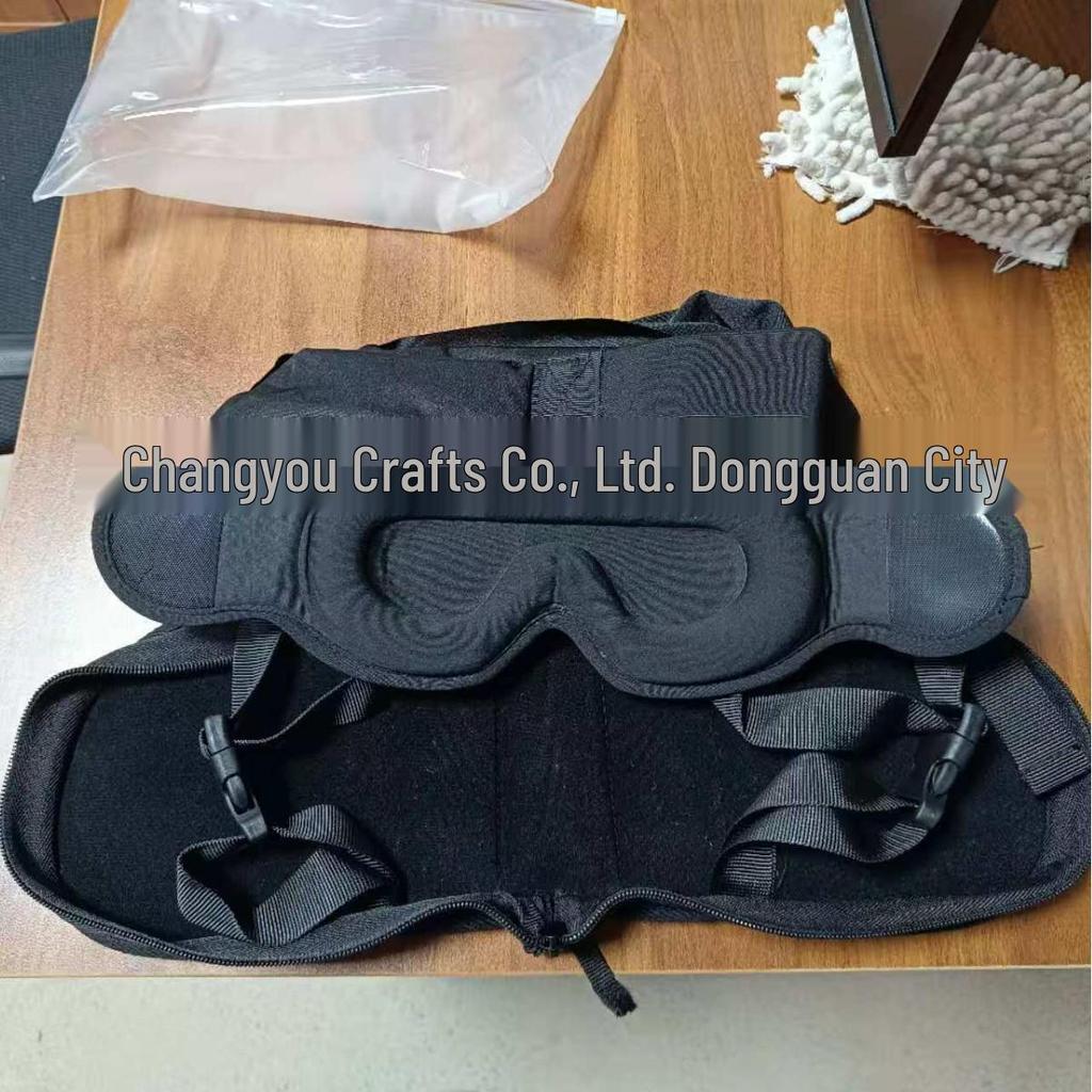 Travel Neck Pillow with Breathable, Shading Eye Mask and Fixed Support