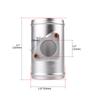 MUGE-63/70/76/83MM Air Flow Sensor Mount For TOYOTA MAZDA SUBARU SUZUKI Air Flow Meter Base Intake Meter Adapter MAF011