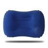 Flocked Inflatable PVC Travel Pillow for Camping and Outdoor Naps