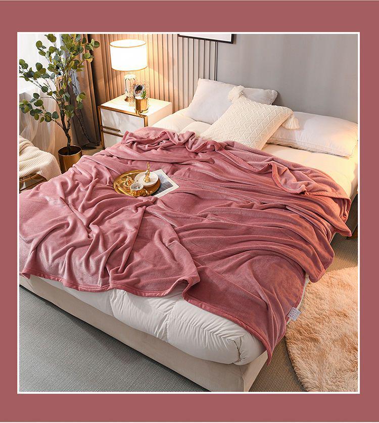Winter Milk Velvet Plush Flannel Bed Sheet - Warm, Thick Coral Fleece for Dormitory Single Beds
