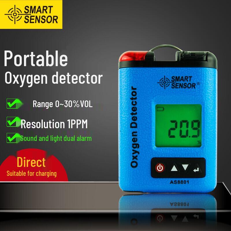 SMART SENSOR AS8801 Oxygen Gas Detector