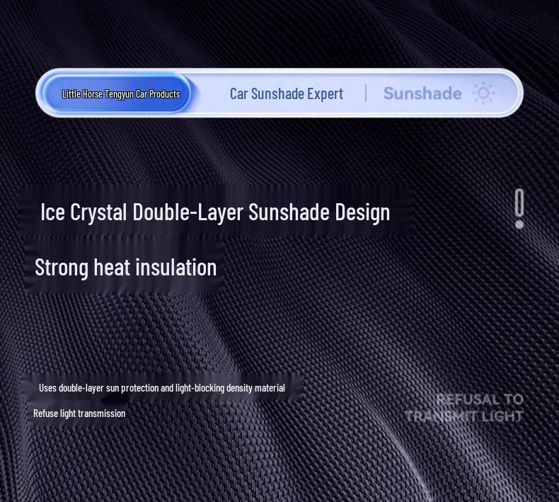 Geely Car Sunshade Umbrella for Heat Insulation and Sun Protection (Xingrui, Xingyue, LS Boyue, Emgrand GS, Binyue, Borui, Binrui)