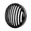 Motorcycle 5 3/4" 5.75" LED Headlight Grill Cover Black ABS Accessories For Harley Sportster XL883 XL1200 XL1200X X48 2004-Up