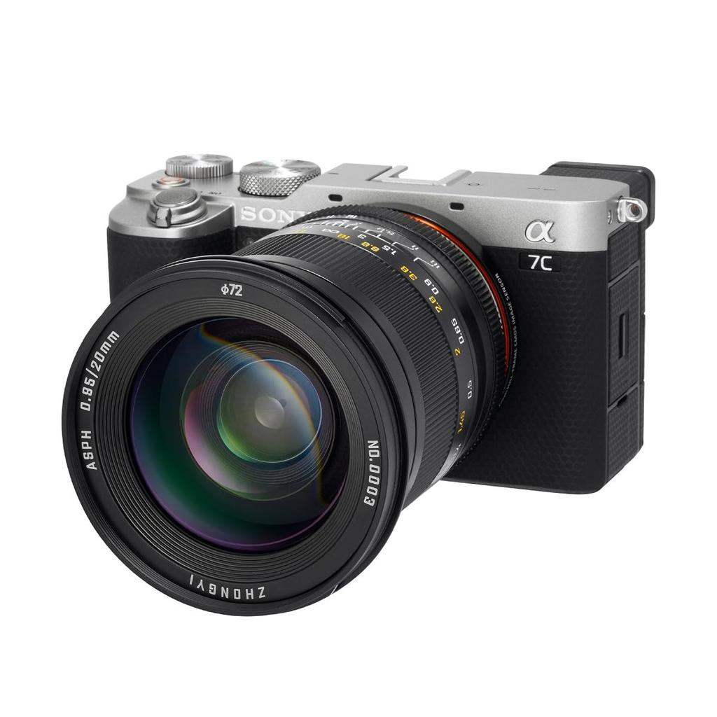 Zhongyi Optics Speedmaster 20mm Sony E Lens F0.95 ASPH. E-mount APS-C