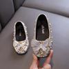 Autumn new style ladylike baby girl children's princess rhinestone single shoes leather shoes dance performance shoes