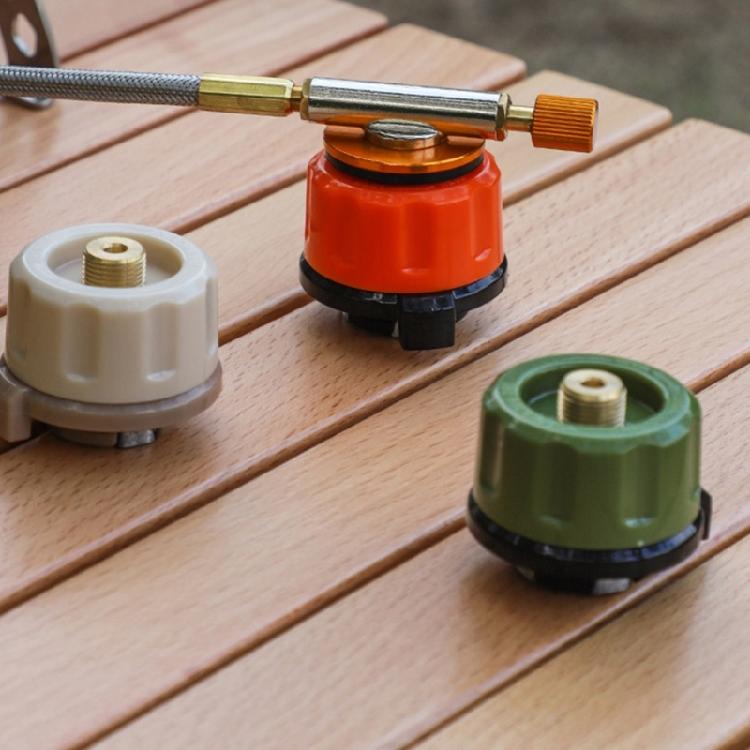 High Pressures Gas Canister Adapter Secure Compacts Gas Tanks Connectors for Backpacking and Picnics Use