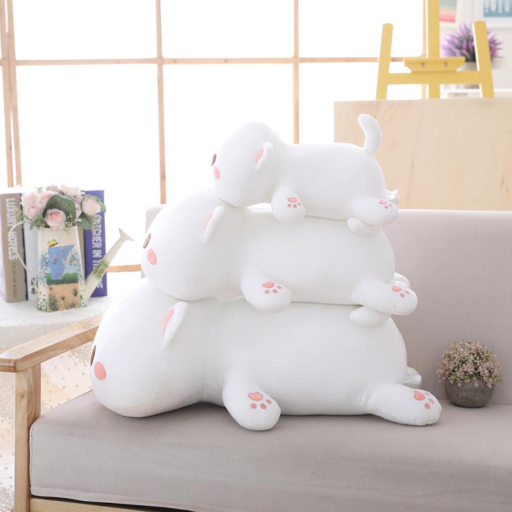 1pc Kawaii Lying Cat Plush Toys Stuffed Cute Kittyt Doll Lovely Animal Pillow Soft Cartoon Back Cushion Kid Xmas Gifts for Kids