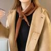 Korean Style Knitted Triangle Scarf Windproof Women Cashmere Shawl Winter Cashmere Scarves  Girls