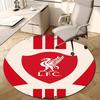 1pc L-Liverpool  Print Round Carpet Chair Round Carpet Suitable for Bedroom Living Room Home Decorative Carpet