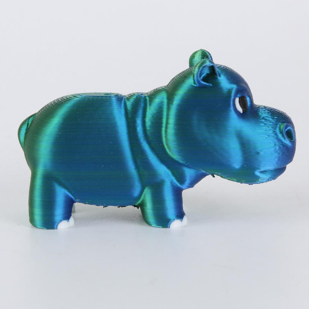 3D-gedrucktes unerreichbares Nilpferd-Spielzeug, Nilpferd-Ornamente, 3D-gedruckte Nilpferd-Spielzeug-Dekoration, Stressabbau, bewegliches Nilpferd