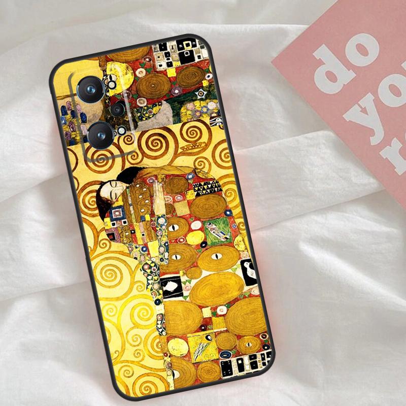 

Starry Night Klimt Kiss Case For Realme C65 C67 C71 C63 C61 C55 C51 C53 C35 C75 11 12 13 14 15 Pro Plus GT6 GT7 Pro Realme 14 Pro Plus