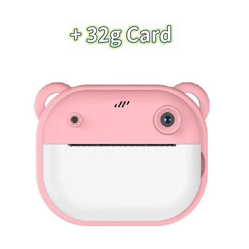 Polaroid Infantil Pode Tirar Fotos e Imprimir Mini Câmeras Digitais, Impressão Infantil Pequenas DSLRs