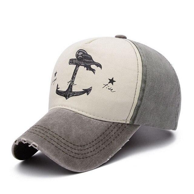 Maritime Anchor Casual Cotton Jeans Hat 