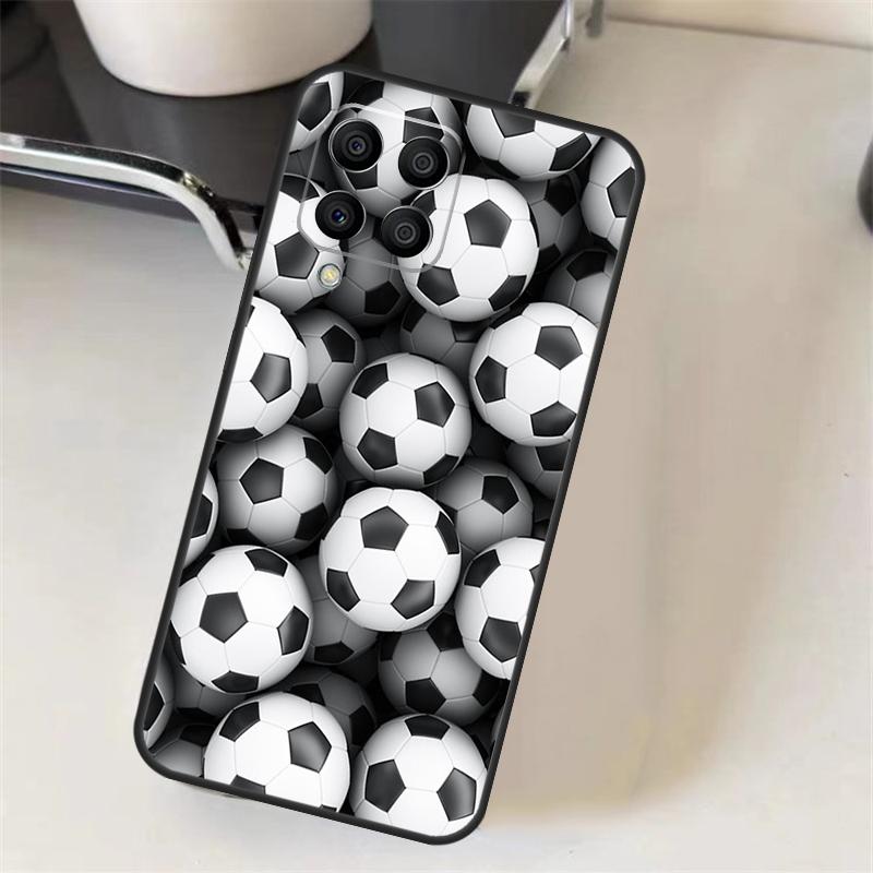 Football Soccer Ball Funda For Samsung Galaxy M51 M31S M52 M32 M23 M33 M53 M54 M34 M14 M12 M13 M20 Phone Case
