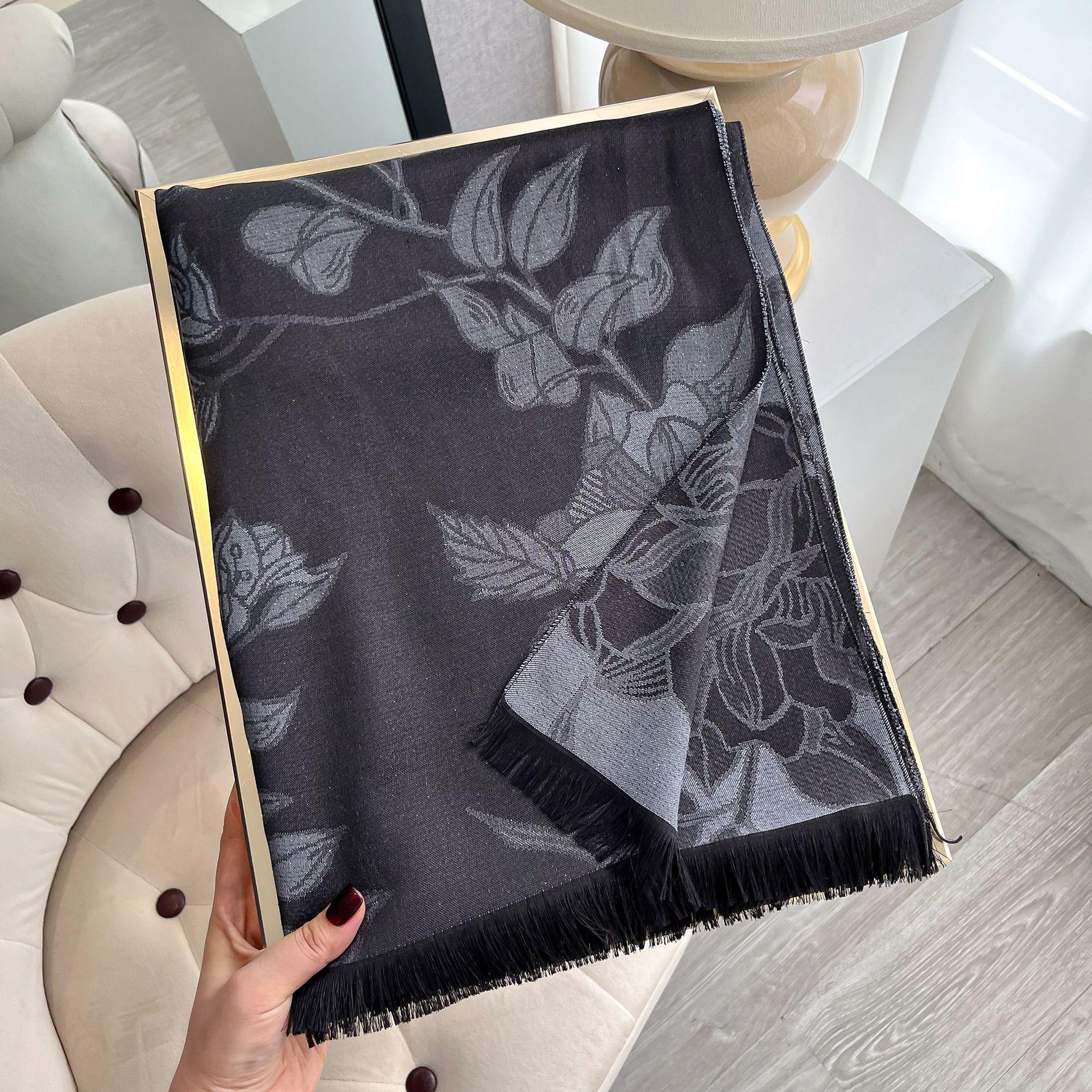 

New Scarf for Women In Winter Versatile High-end Style Tianshi Cotton Shawl Scarf for Women Trendy Warm Scarf for Women 185*65CM