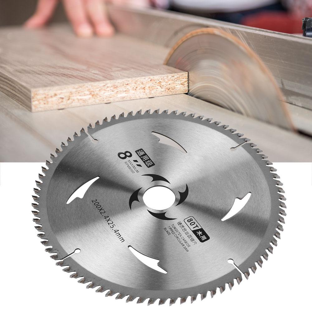 Circular Saw Blade Carbide Wood Chipboard Plywood Cutting Disc Woodworking 8 inch80T
