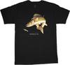 T-shirt Sandre homme t-shirt de pêche t-shirt noir leurre poisson Sandre t-shirt unisexe