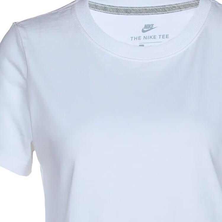 Nike T Shirts Women's White Crew Neck Moderate Other CD2605-100