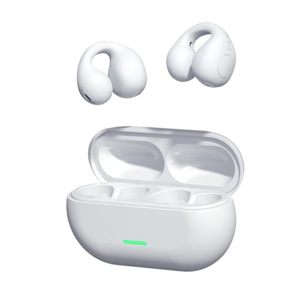Bone conduction hearing aid for seniors, ear cuff-style earphones for listening while doing other things, an evolution of bone conduction headsets,