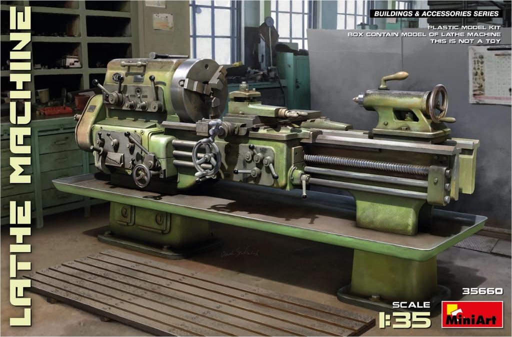 Miniart 1/35 Lathe Plastic Model MA35660