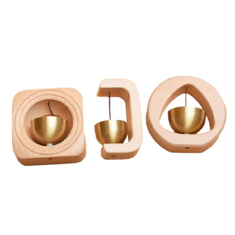Wood Doorbell with Pleasant Ringing for Home Decors Fengshui Bells for Home