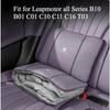 Para Leapmotor Todas as Séries B10 B01 C01 C10 C11 C16 T03 Almofada Lombar para Banco de Carro Edredom de Ar Condicionado Suprimentos para Carro 2 em 1