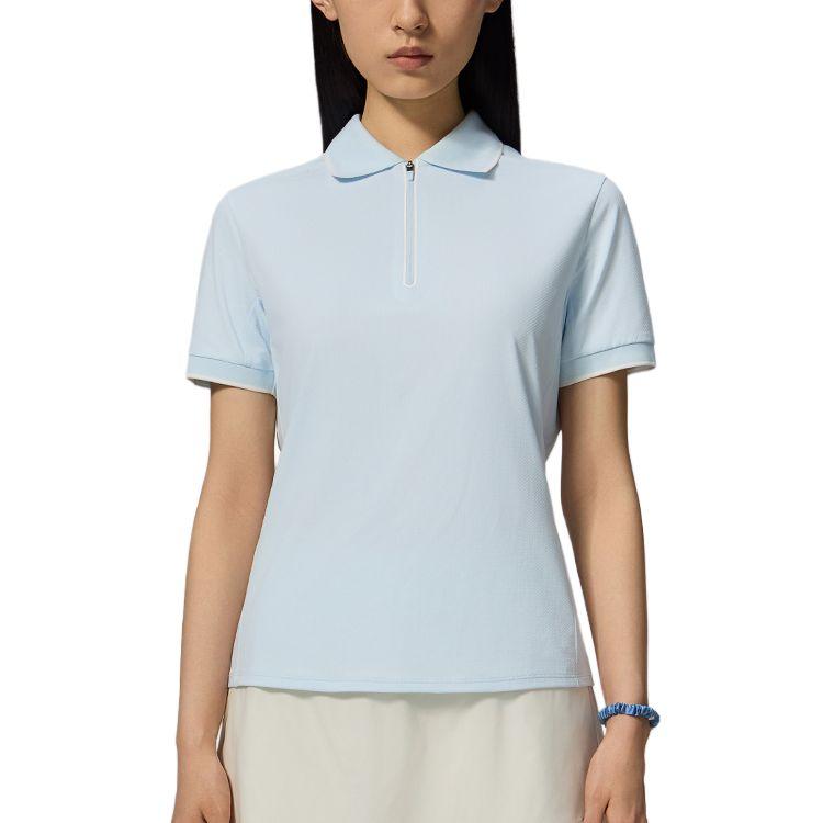 Saucony Casual Sports Loose Comfortable Breathable Polo Shirt Women tops Ice-Smoke-Green SA1250SP63T-GE200