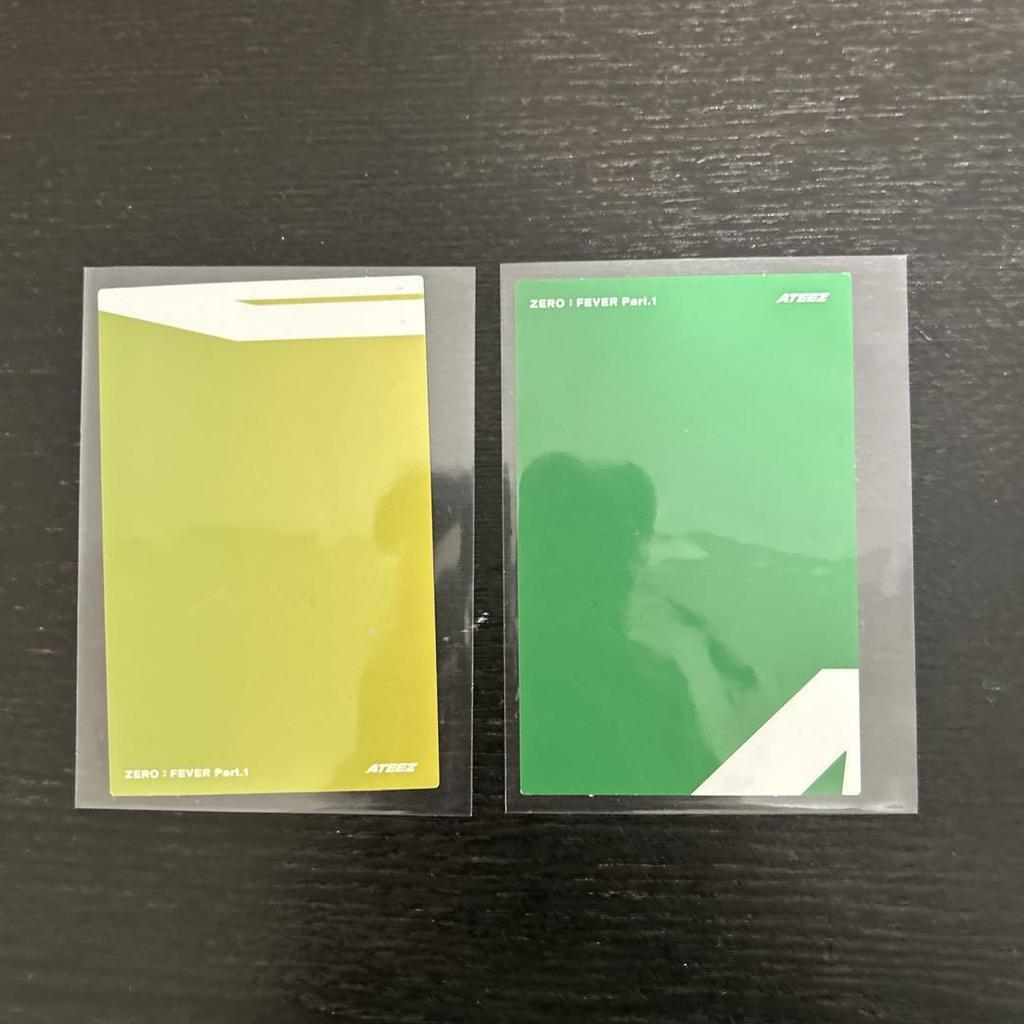 [USED] ATEEZ Hongjoong & Wooyoung ZERO:FEVER Part.1 CD with Trading Card