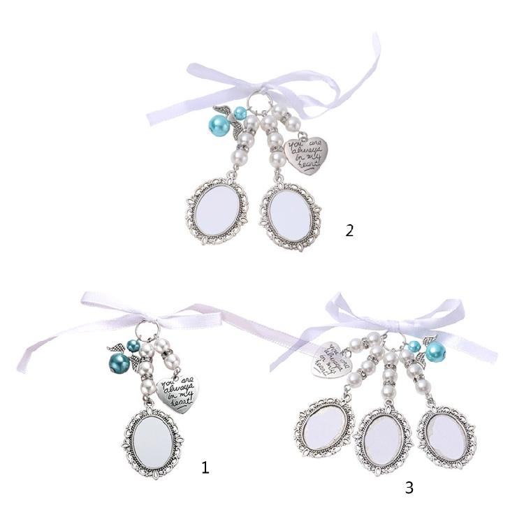 Wedding Bouquet Bridal Bouquet Photo Glamour Lace Oval Charms Party Decor