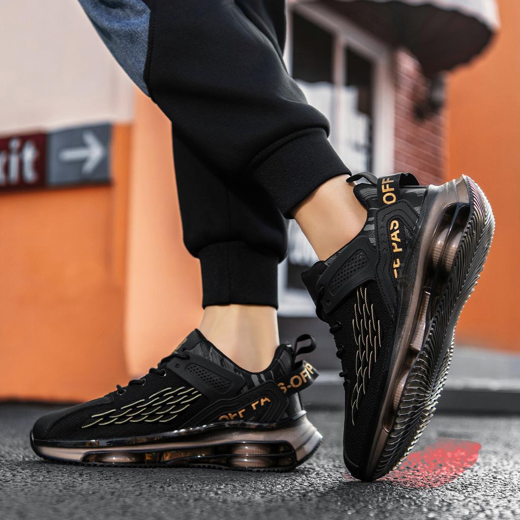 Herrenschuhe, modisch, atmungsaktiv, vielseitig, lässig, Herren-Sneaker, Gummisohle, rutschfest, bequem, Outdoor, Sicherheitsschuhe für Herren