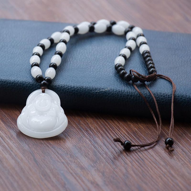 Maitreya Pendant Statue Necklace Able Women'S Wealth Jewelry Gifts