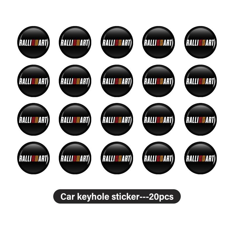 sdbf9 8/12/20PCS Car Remote Key Sticker Emblem Decoration Decal Decorat Auto Accessory For Mitsubishi Lancer ASX Pajero Mirage Attrage