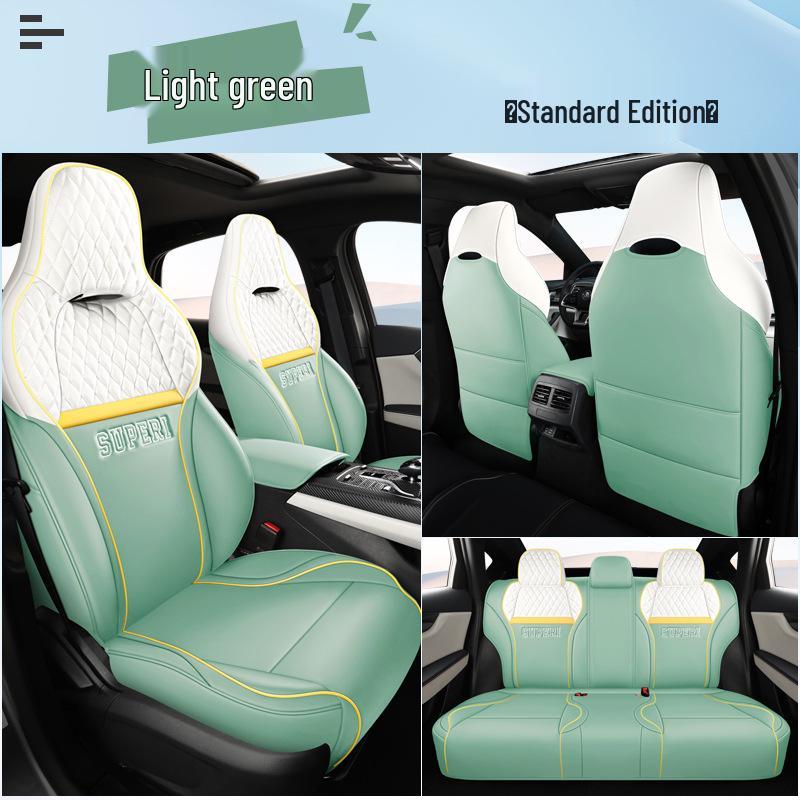 BYD Qin Plus EV/DMI Full Wrap Leather Seat Covers – All-Season, 5-Seat Set