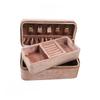 Luxury Double Layer Jewelry Organizer With Zipper For Travel And Home Storage