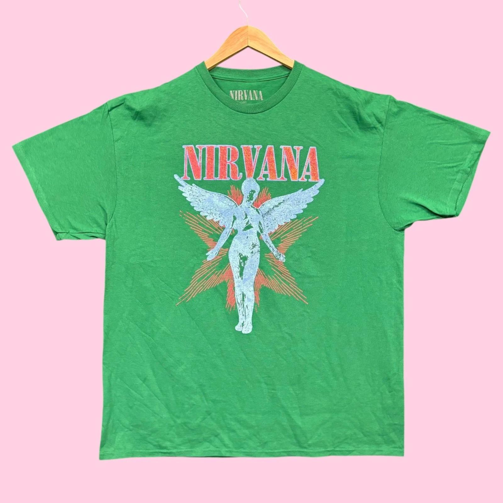 Nirvana In Utero Fairy Album Grunge Band Tee XL L